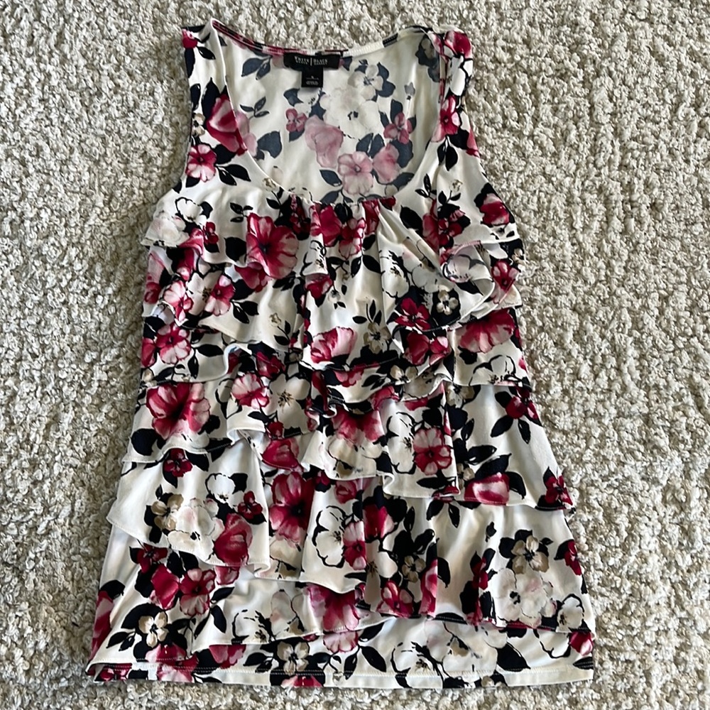 WHBM ruffle shirt